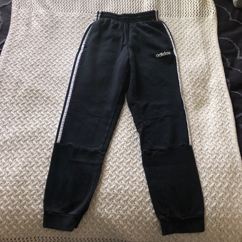 black adidas sweatpants